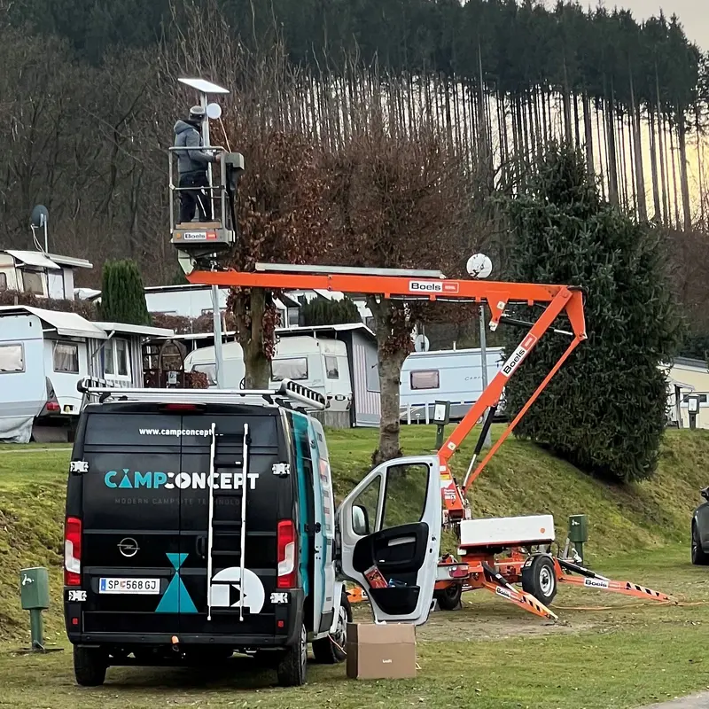 WLAN-Ausbau auf dem Campingplatz Kalberschnacke