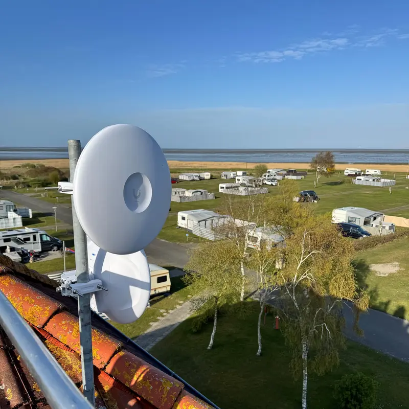 Netzwerk und Gäste-WLAN auf dem Campingplatz Hooksiel